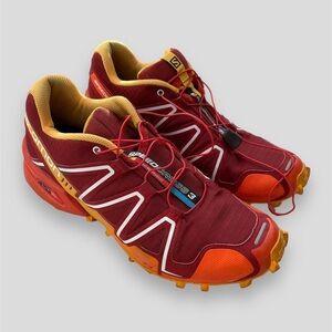 Salomon Orange Speedcross 3 Trail Running Shoe - US 9